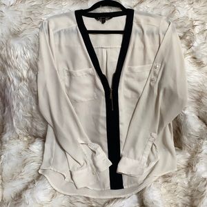 Express zip portofino blouse.